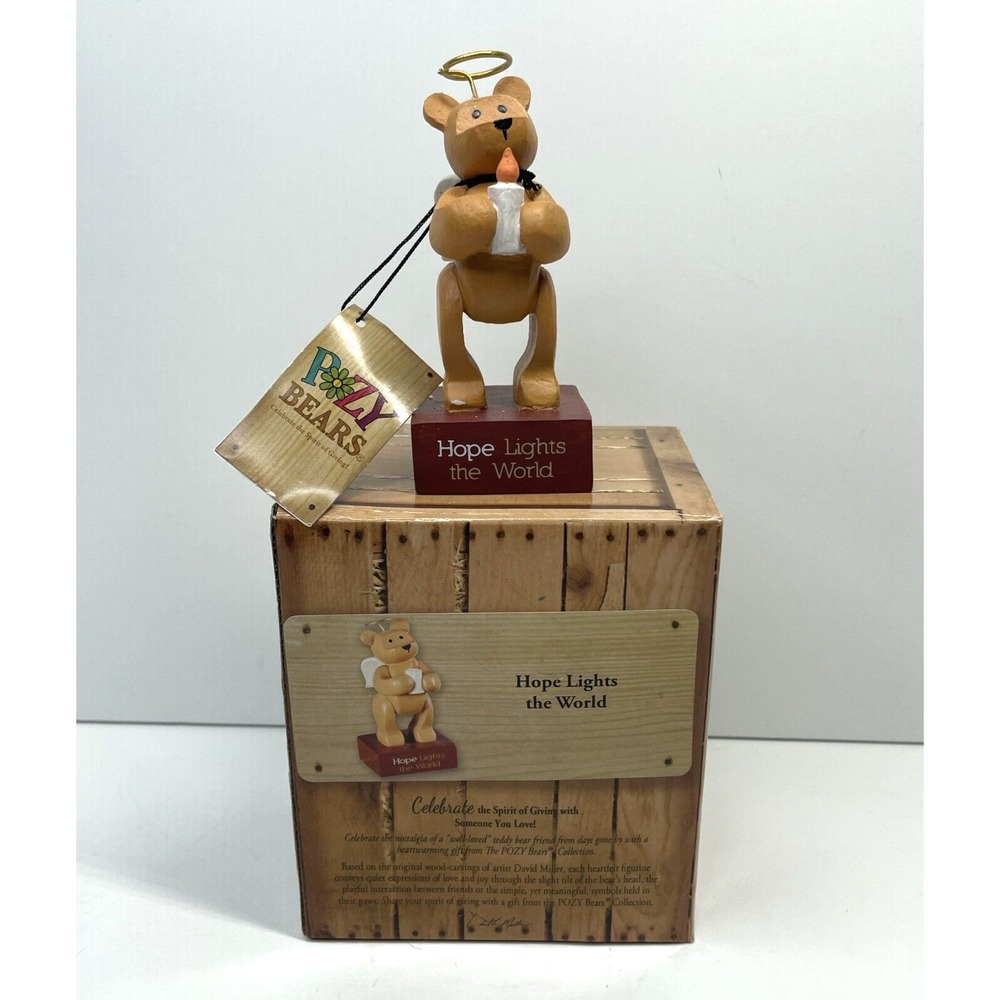 Pozy Bear "Hope Lights The World" Figure #15766
